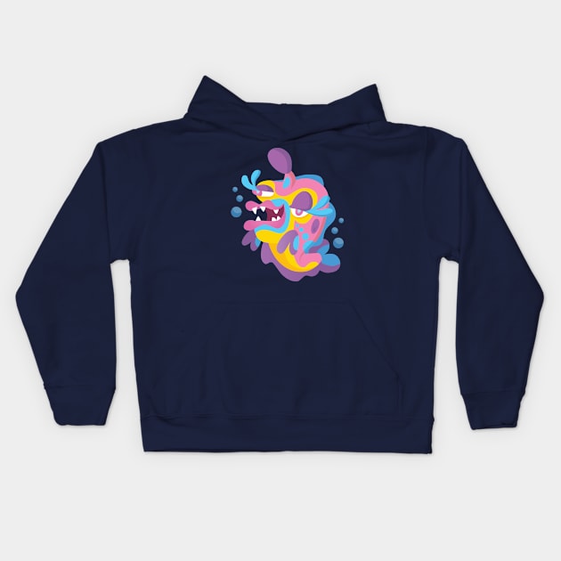 Monsterstrosity Kids Hoodie by bookyo